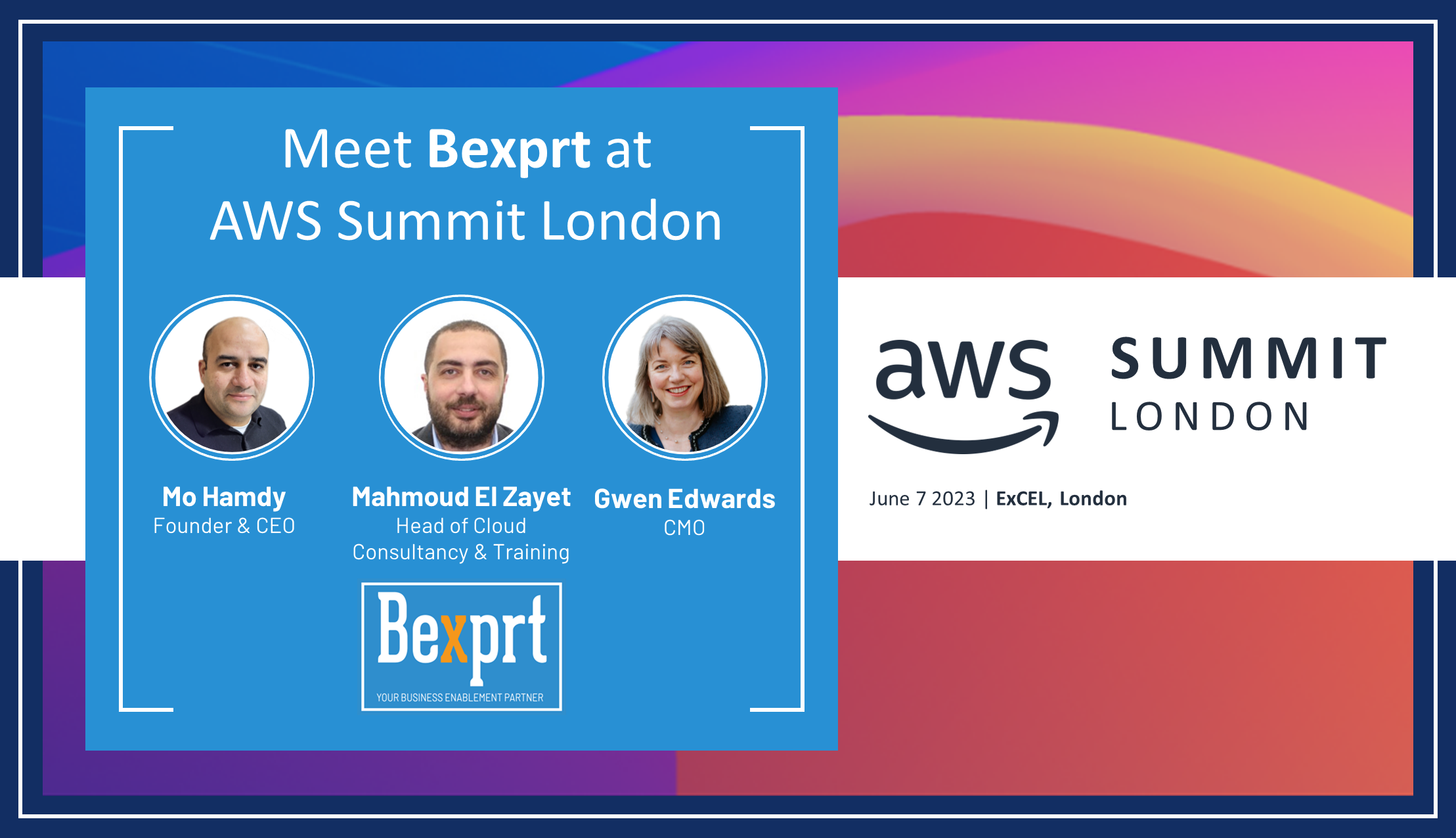 Meet Bexprt at the 2023 AWS Summit London