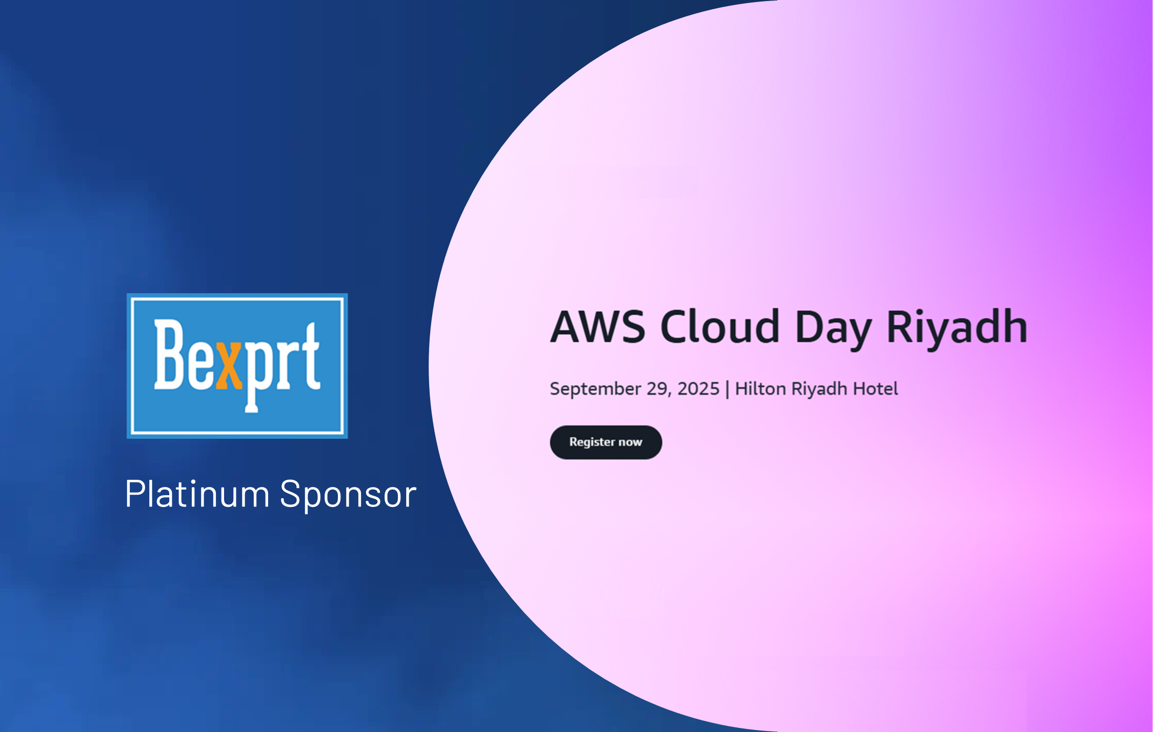 Join Bexprt at AWS Cloud Day Riyadh 2025